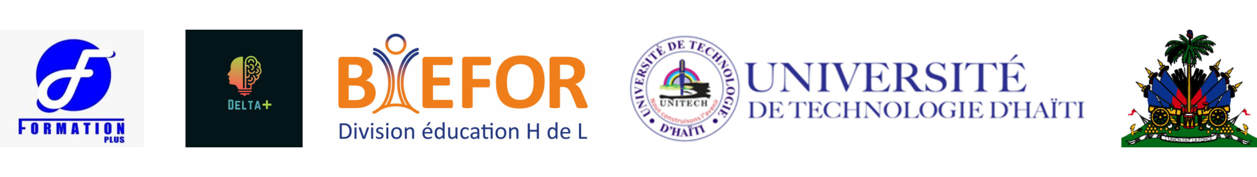 Les logos des collaborateurs